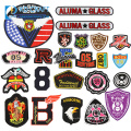 China manufacturer custom made 3d embroidery badges patches military animals bird embroidery patch for heat transfer